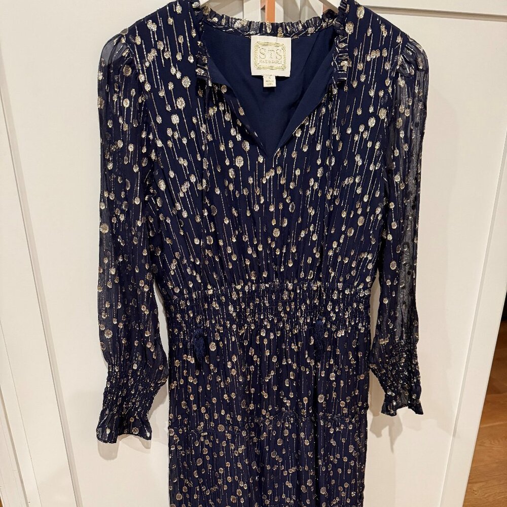 Sail to Sable Midi Dress